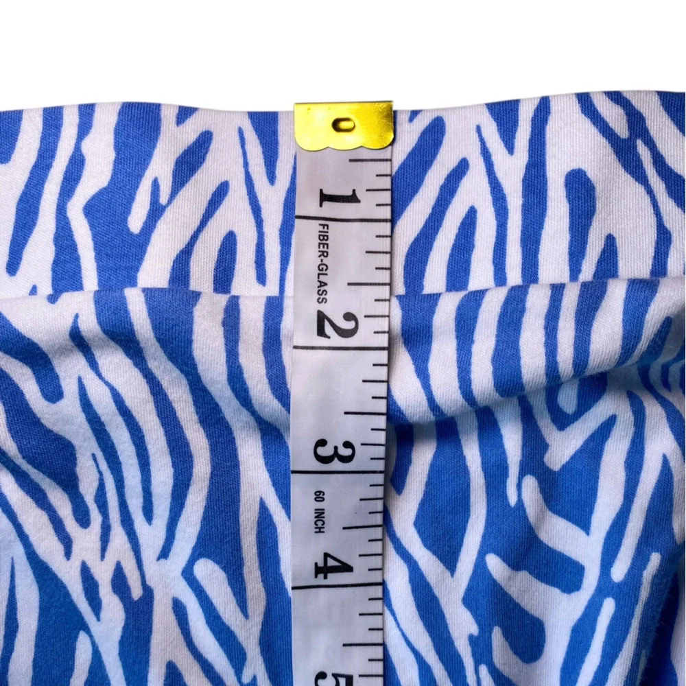 Diane von Furstenberg x Target Blue & White Zebra Print Midi Skirt - Picture 11 of 13